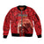 Custom Islamabad Cricket Sleeve Zip Bomber Jacket United We Win - Wonder Print Shop