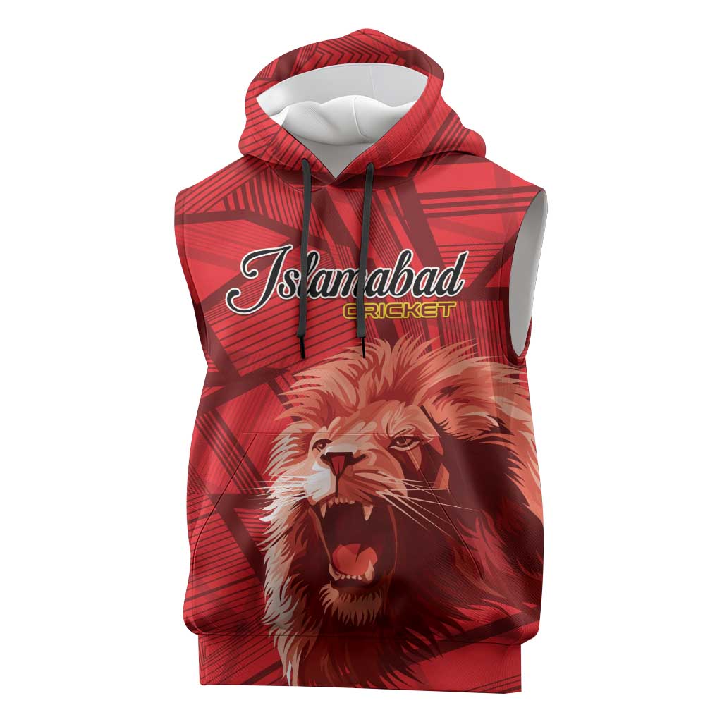 Custom Islamabad Cricket Sleeveless Hoodie United We Win - Wonder Print Shop