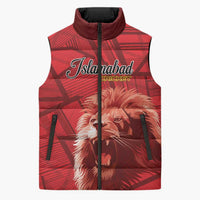 Custom Islamabad Cricket Sleeveless Puffer Jacket United We Win - Wonder Print Shop