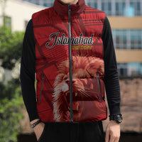 Custom Islamabad Cricket Sleeveless Puffer Jacket United We Win - Wonder Print Shop