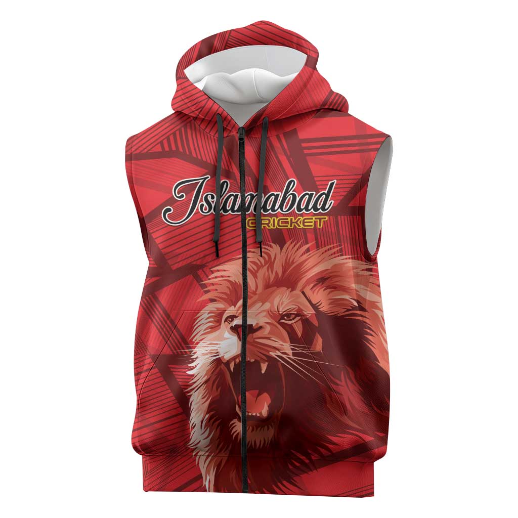 Custom Islamabad Cricket Sleeveless Zip Hoodie United We Win - Wonder Print Shop
