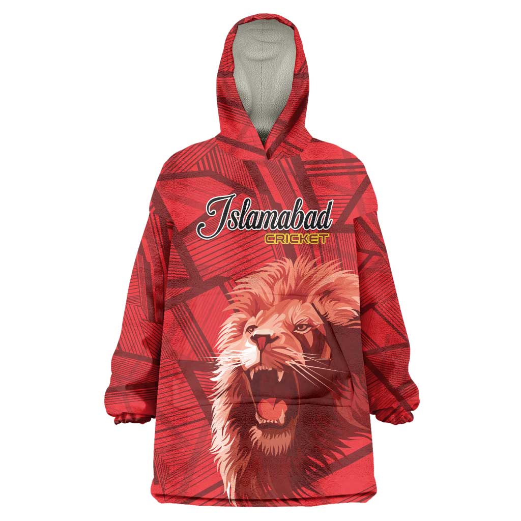 Custom Islamabad Cricket Wearable Blanket Hoodie United We Win - Wonder Print Shop