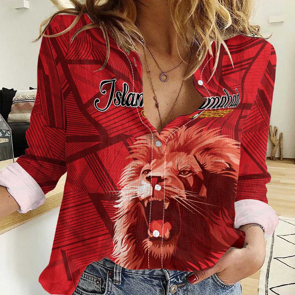 Custom Islamabad Cricket Women Casual Shirt United We Win - Wonder Print Shop