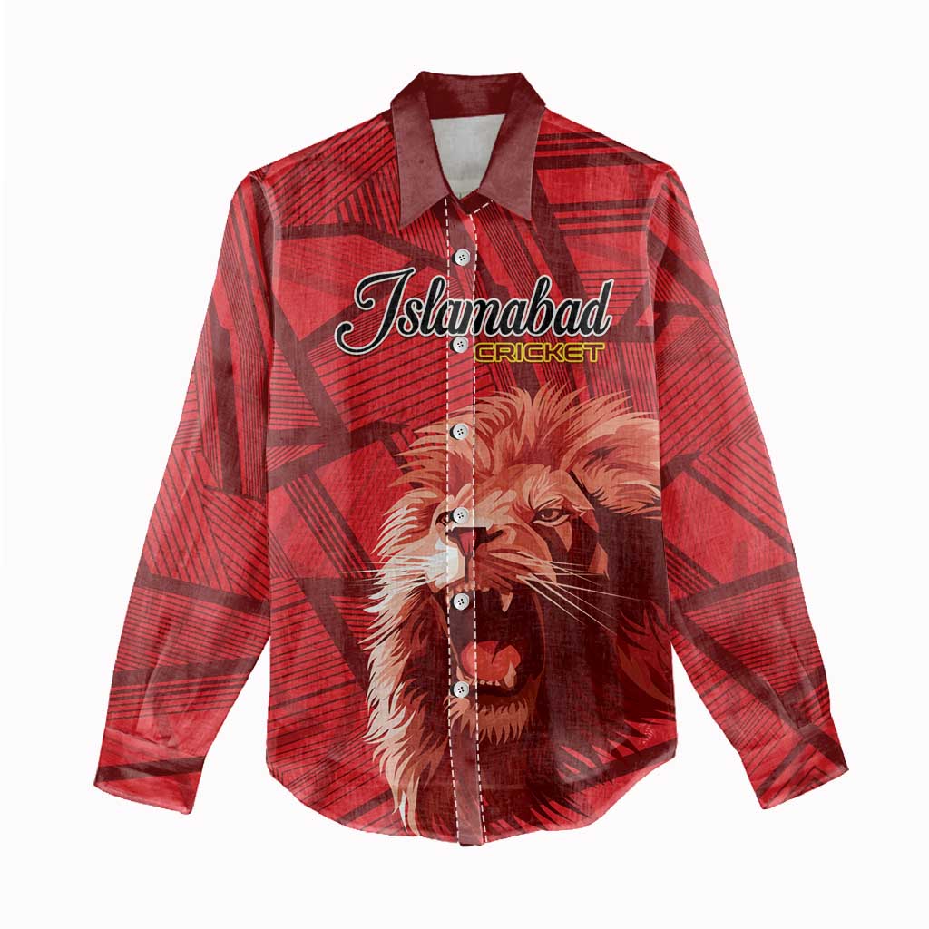 Custom Islamabad Cricket Women Casual Shirt United We Win - Wonder Print Shop