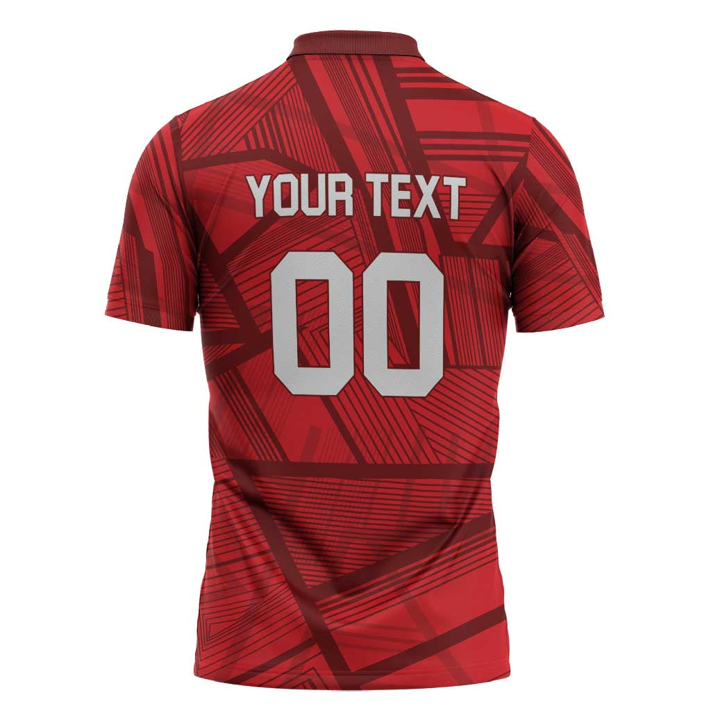 Custom Islamabad Cricket Zipper Polo Shirt United We Win - Wonder Print Shop