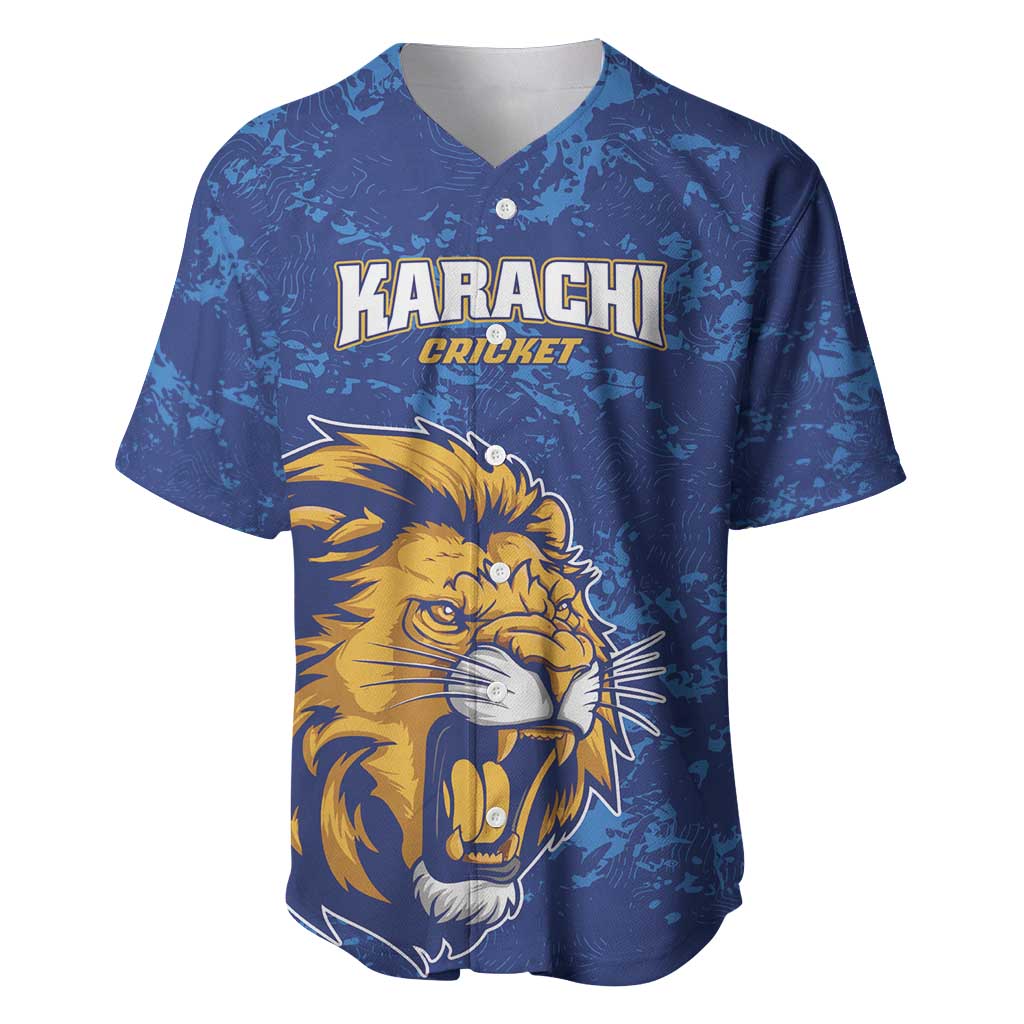 Custom Karachi Cricket Kings Baseball Jersey Yeh Hai Karachi - Wonder Print Shop