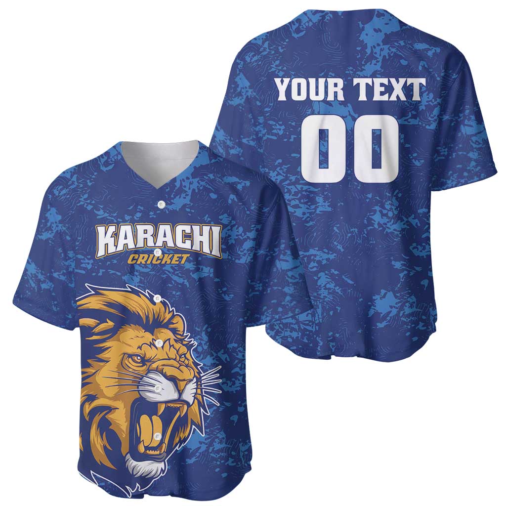 Custom Karachi Cricket Kings Baseball Jersey Yeh Hai Karachi - Wonder Print Shop