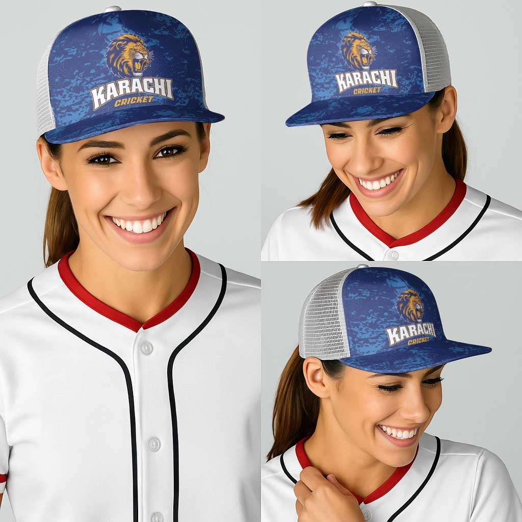 Karachi Cricket Kings Baseball Net Cap Yeh Hai Karachi - Wonder Print Shop