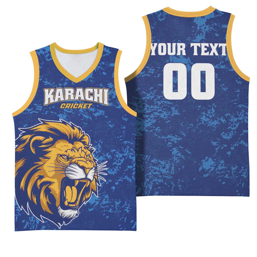 Custom Karachi Cricket Kings Basketball Jersey Yeh Hai Karachi - Wonder Print Shop