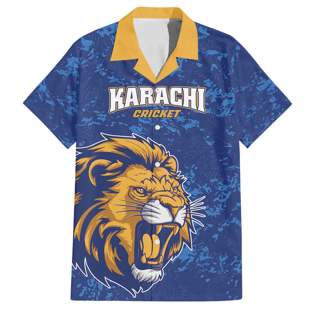 Custom Karachi Cricket Kings Hawaiian Shirt Yeh Hai Karachi - Wonder Print Shop