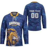 Custom Karachi Cricket Kings Hockey Jersey Yeh Hai Karachi - Wonder Print Shop