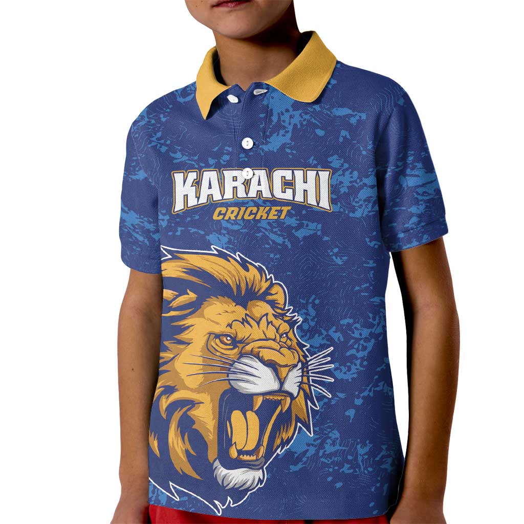 Custom Karachi Cricket Kings Kid Polo Shirt Yeh Hai Karachi - Wonder Print Shop