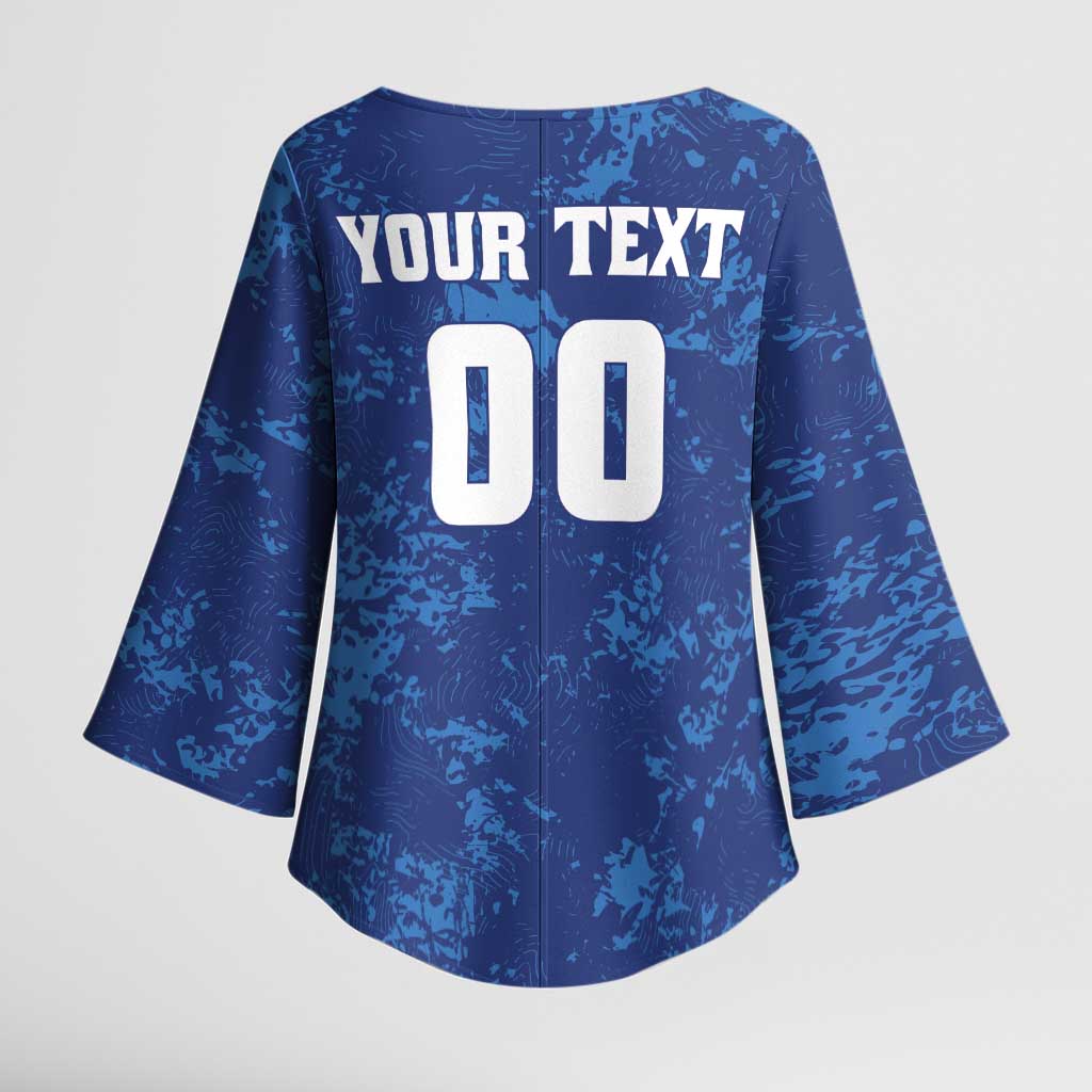 Custom Karachi Cricket Kings Kimono Sleeve Blouse Yeh Hai Karachi - Wonder Print Shop