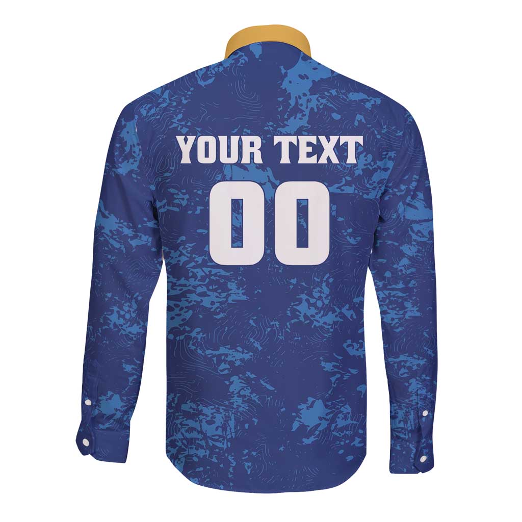 Custom Karachi Cricket Kings Long Sleeve Button Shirt Yeh Hai Karachi - Wonder Print Shop