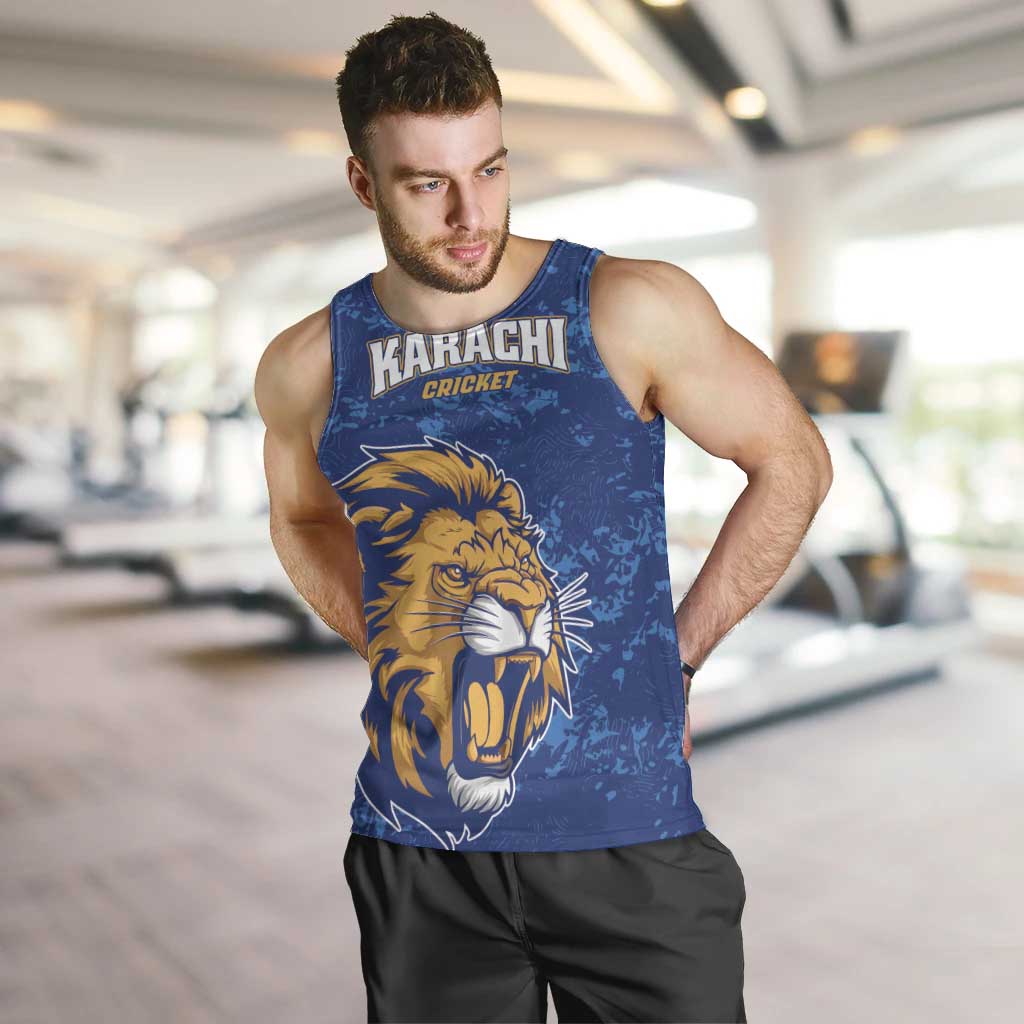Custom Karachi Cricket Kings Men Tank Top Yeh Hai Karachi - Wonder Print Shop