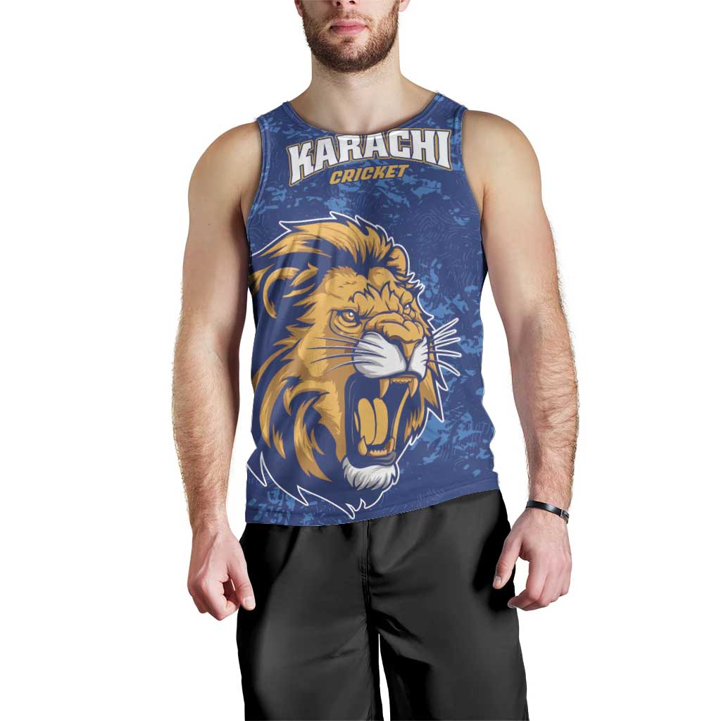 Custom Karachi Cricket Kings Men Tank Top Yeh Hai Karachi - Wonder Print Shop