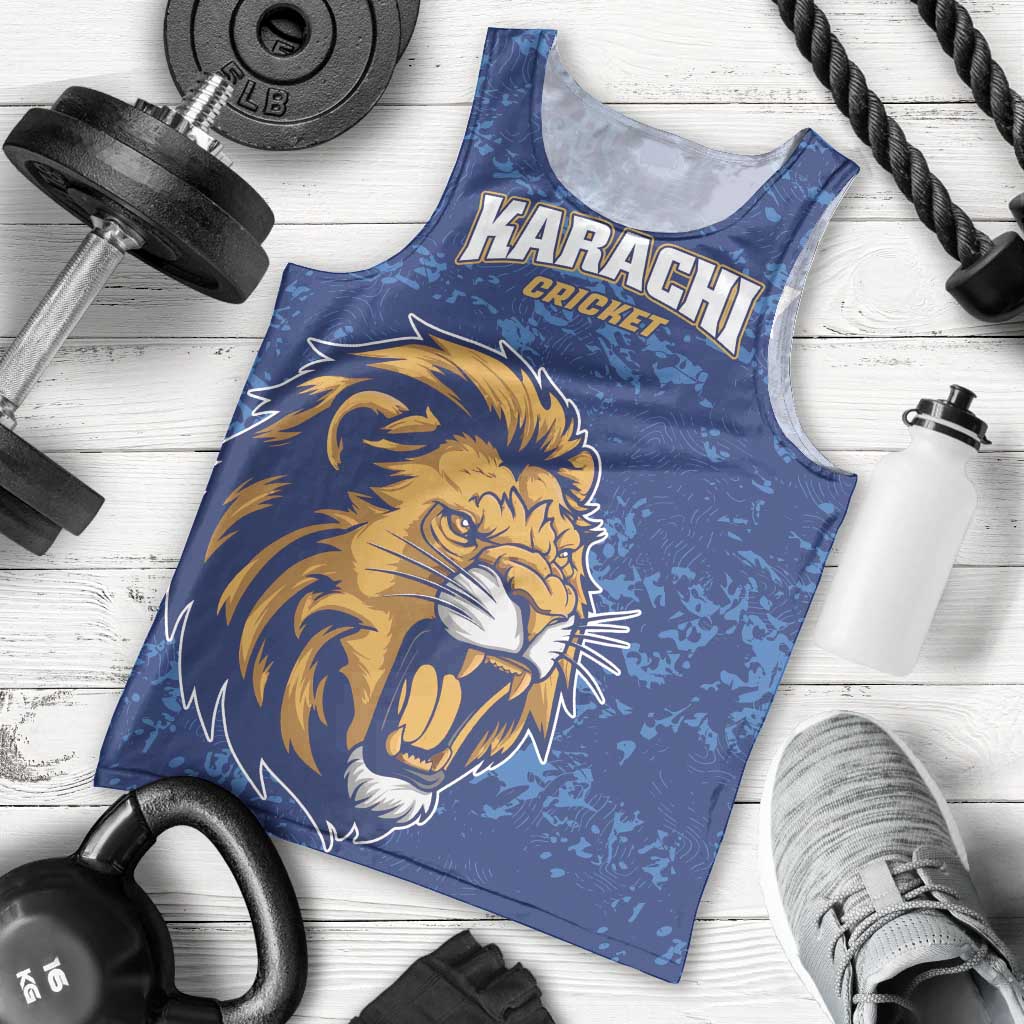 Custom Karachi Cricket Kings Men Tank Top Yeh Hai Karachi - Wonder Print Shop