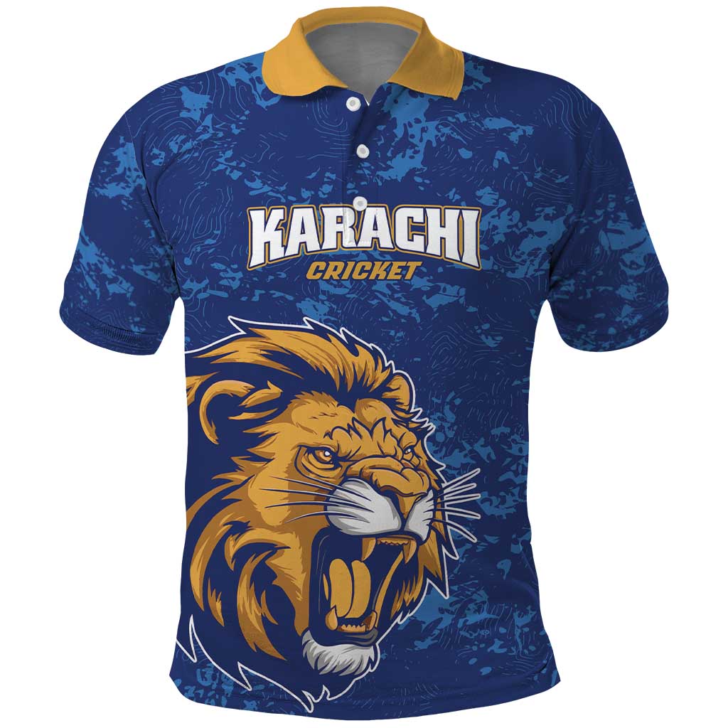 Custom Karachi Cricket Kings Polo Shirt Yeh Hai Karachi - Wonder Print Shop