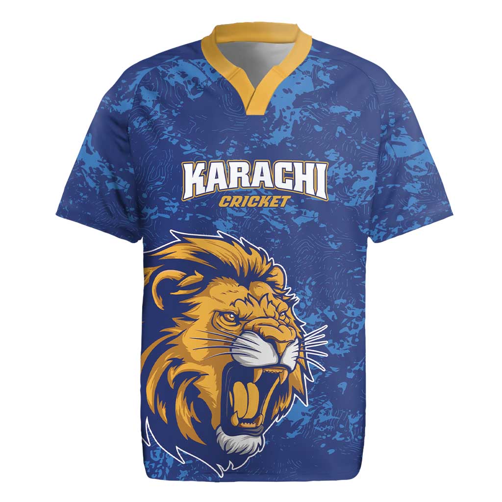 Custom Karachi Cricket Kings Rugby Jersey Yeh Hai Karachi - Wonder Print Shop