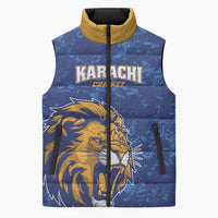 Custom Karachi Cricket Kings Sleeveless Puffer Jacket Yeh Hai Karachi - Wonder Print Shop