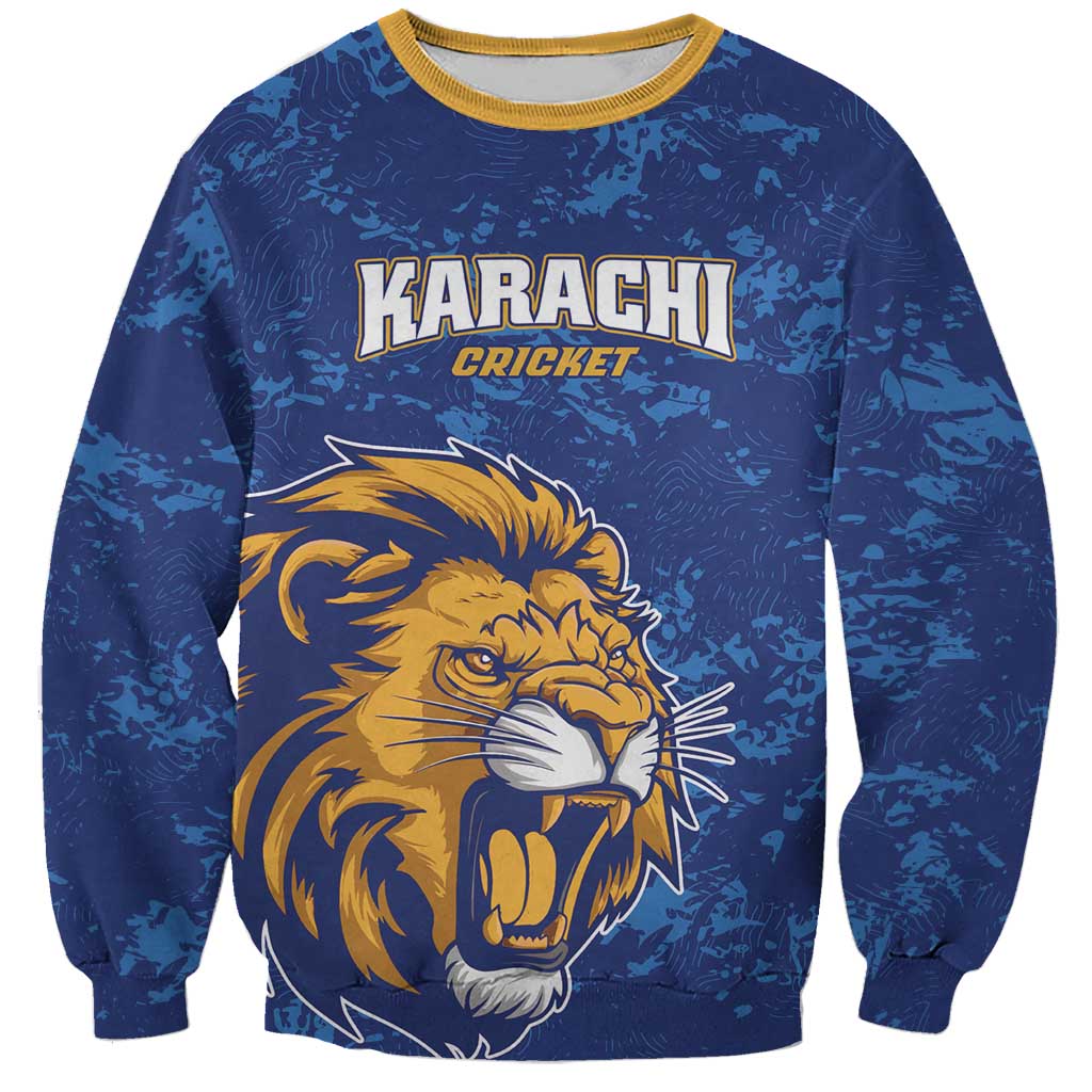 Custom Karachi Cricket Kings Sweatshirt Yeh Hai Karachi - Wonder Print Shop