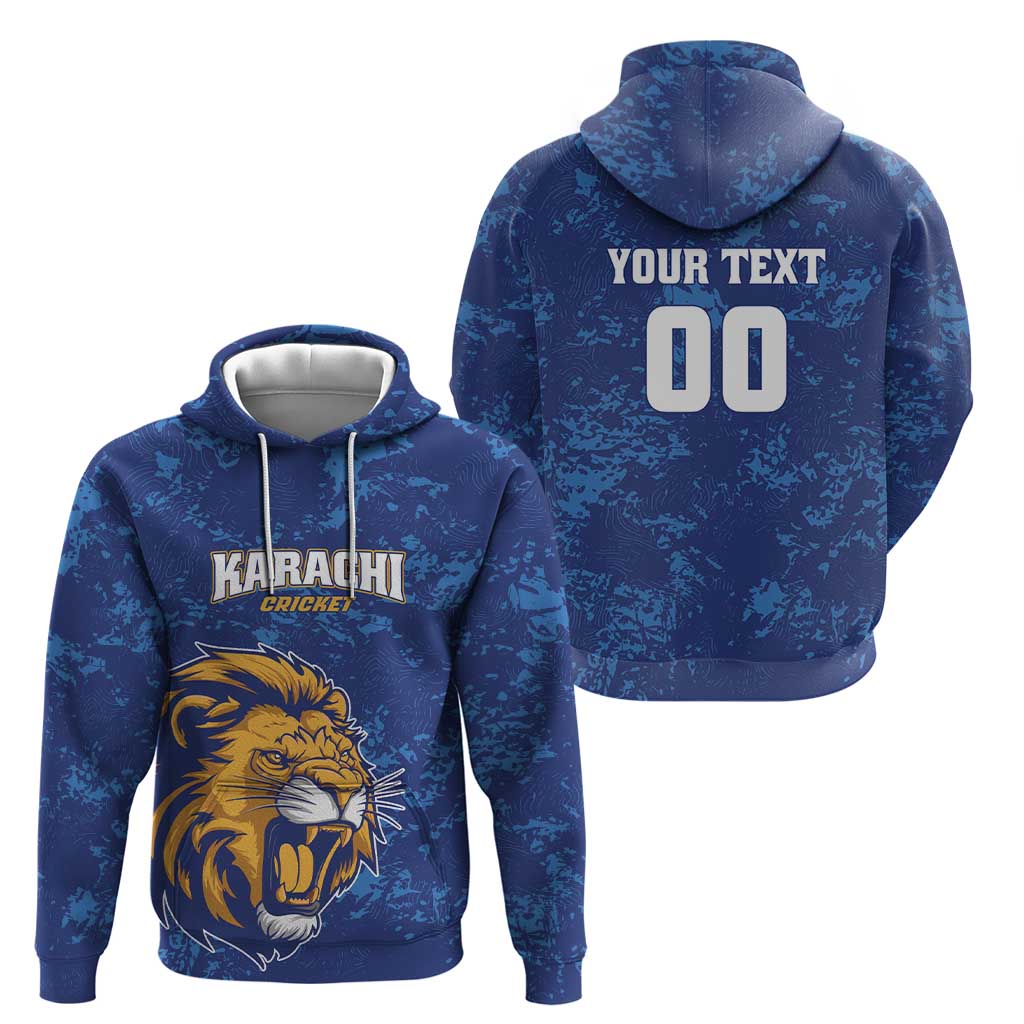 Custom Karachi Cricket Kings Zip Hoodie Yeh Hai Karachi - Wonder Print Shop