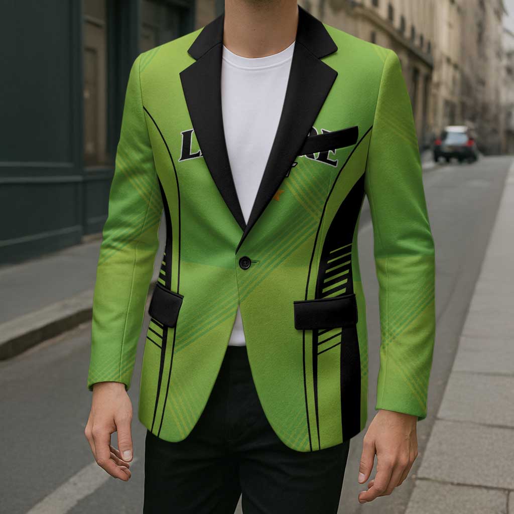 Custom Lahore Cricket Qalandars Blazer Dama Dam Mast Qalandar - Wonder Print Shop