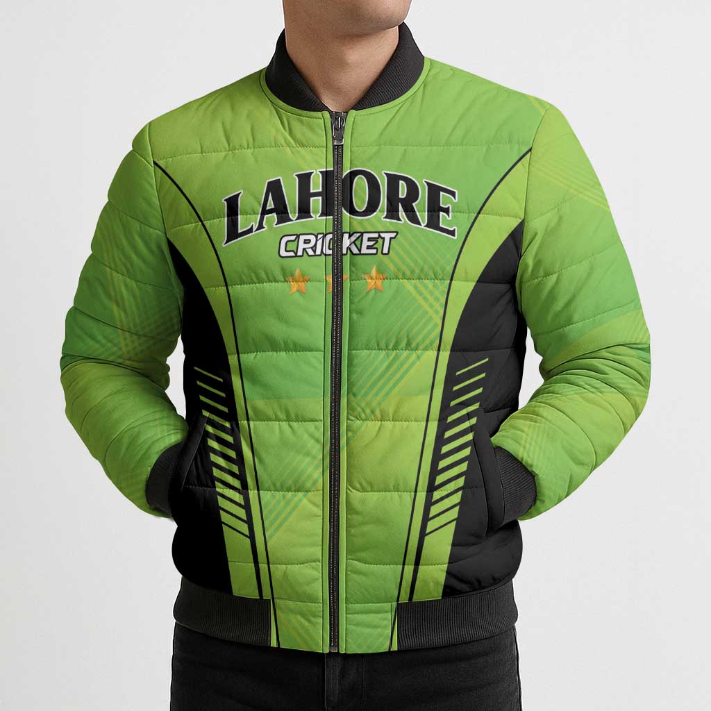 Custom Lahore Cricket Qalandars Bomber Puffer Jacket Dama Dam Mast Qalandar - Wonder Print Shop