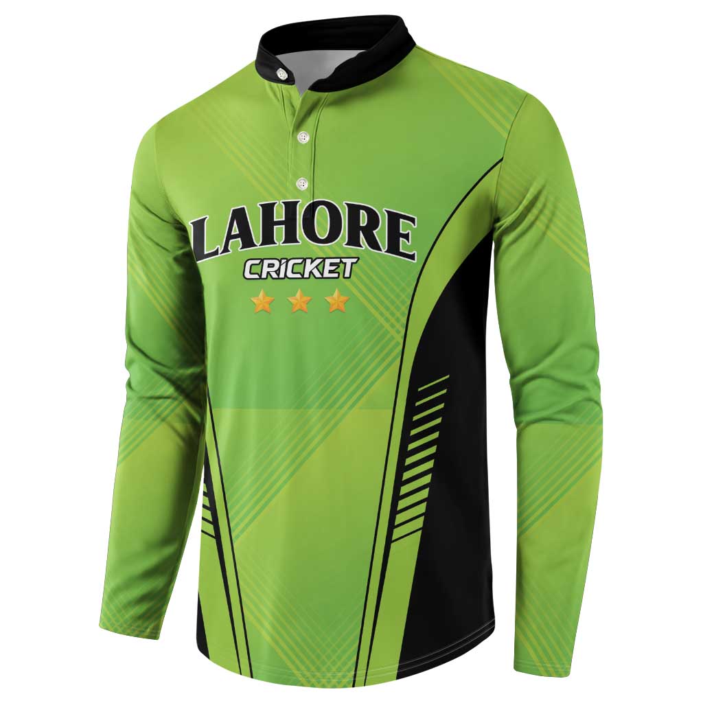 Custom Lahore Cricket Qalandars Button Sweatshirt Dama Dam Mast Qalandar - Wonder Print Shop