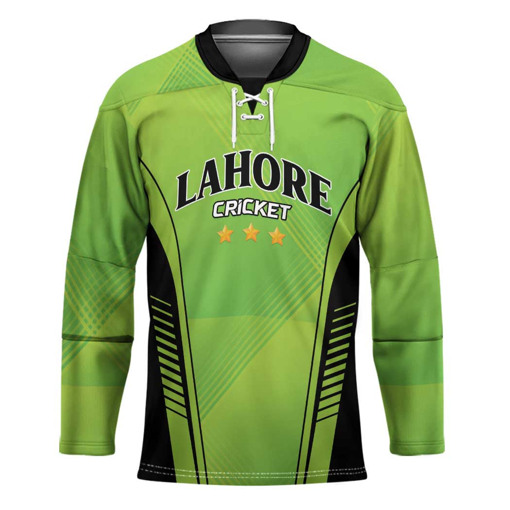 Custom Lahore Cricket Qalandars Hockey Jersey Dama Dam Mast Qalandar - Wonder Print Shop