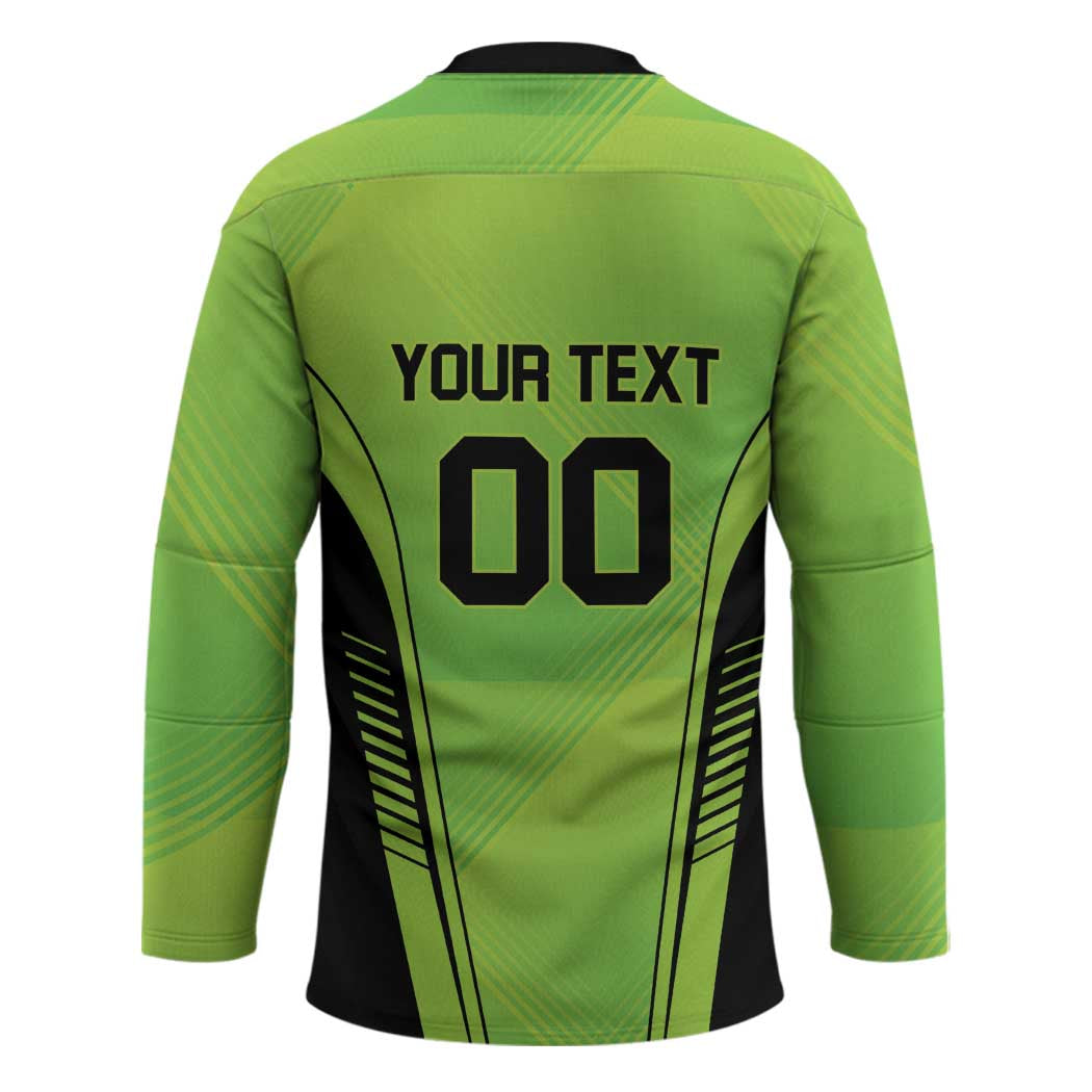 Custom Lahore Cricket Qalandars Hockey Jersey Dama Dam Mast Qalandar - Wonder Print Shop