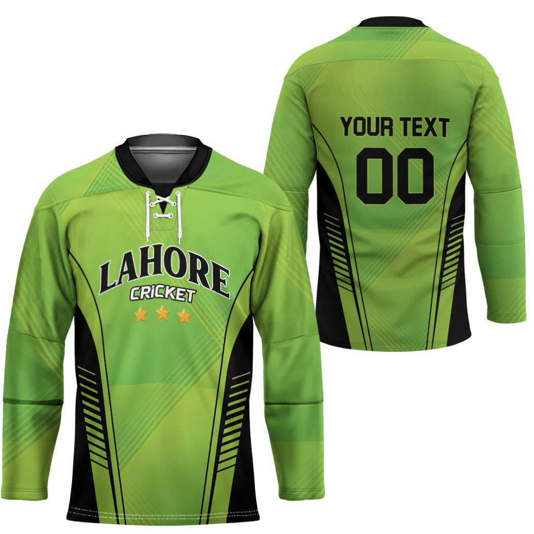 Custom Lahore Cricket Qalandars Hockey Jersey Dama Dam Mast Qalandar - Wonder Print Shop