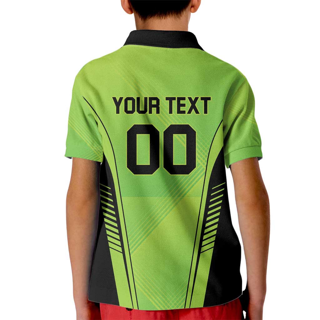 Custom Lahore Cricket Qalandars Kid Polo Shirt Dama Dam Mast Qalandar - Wonder Print Shop