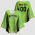 Custom Lahore Cricket Qalandars Kimono Sleeve Blouse Dama Dam Mast Qalandar - Wonder Print Shop