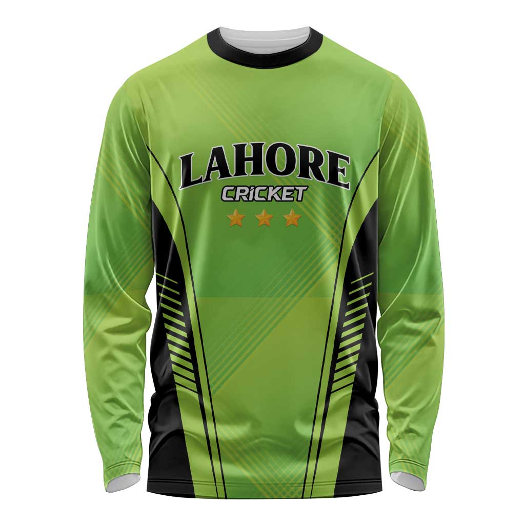 Custom Lahore Cricket Qalandars Long Sleeve Shirt Dama Dam Mast Qalandar - Wonder Print Shop