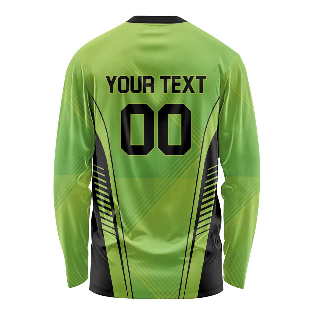 Custom Lahore Cricket Qalandars Long Sleeve Shirt Dama Dam Mast Qalandar - Wonder Print Shop