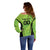 Custom Lahore Cricket Qalandars Off Shoulder Sweater Dama Dam Mast Qalandar - Wonder Print Shop
