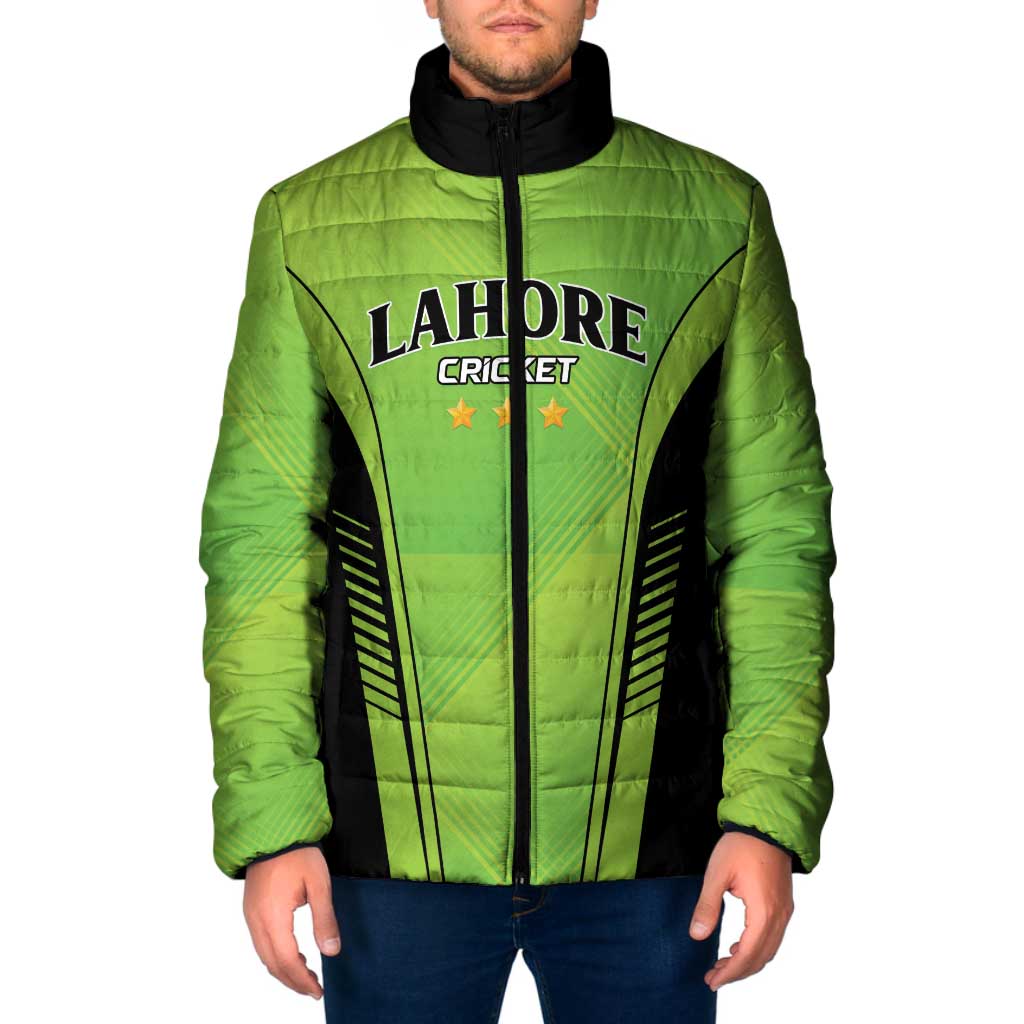 Custom Lahore Cricket Qalandars Padded Jacket Dama Dam Mast Qalandar - Wonder Print Shop