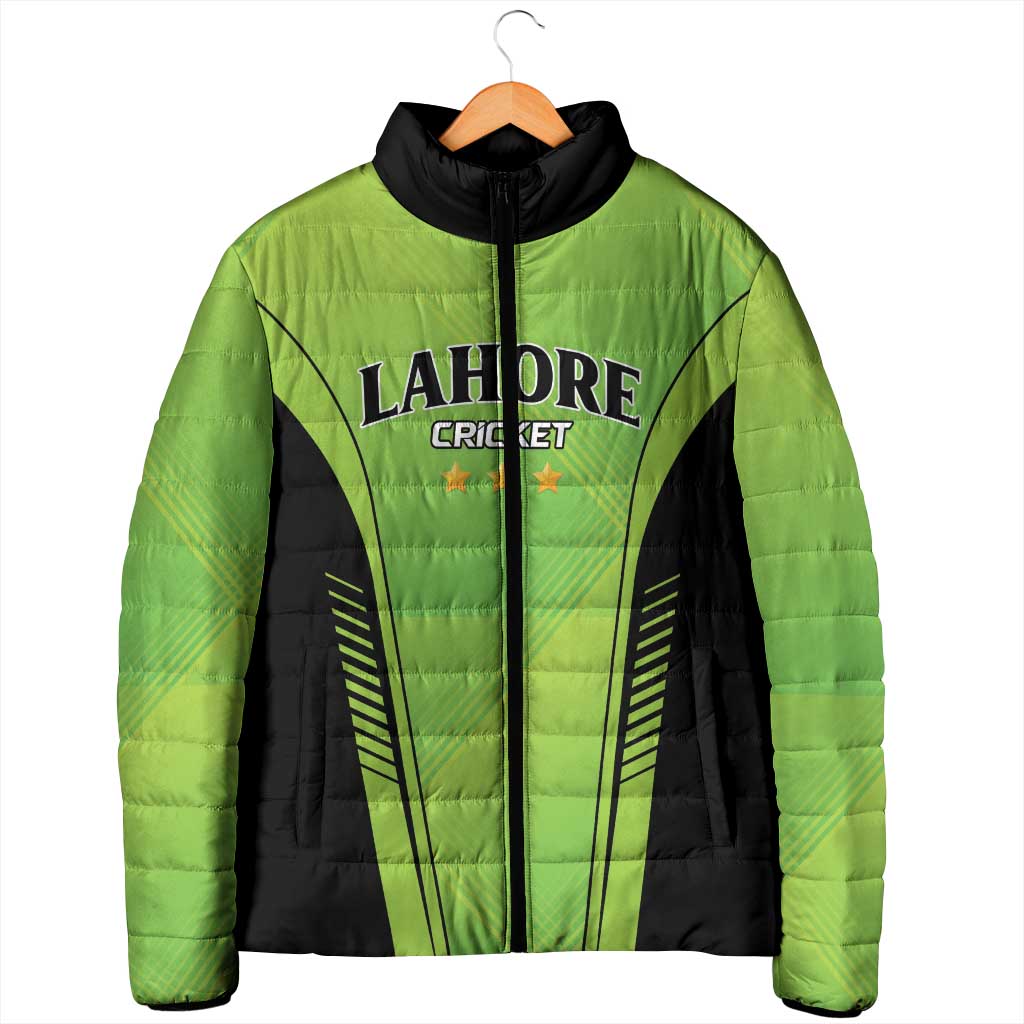 Custom Lahore Cricket Qalandars Padded Jacket Dama Dam Mast Qalandar - Wonder Print Shop