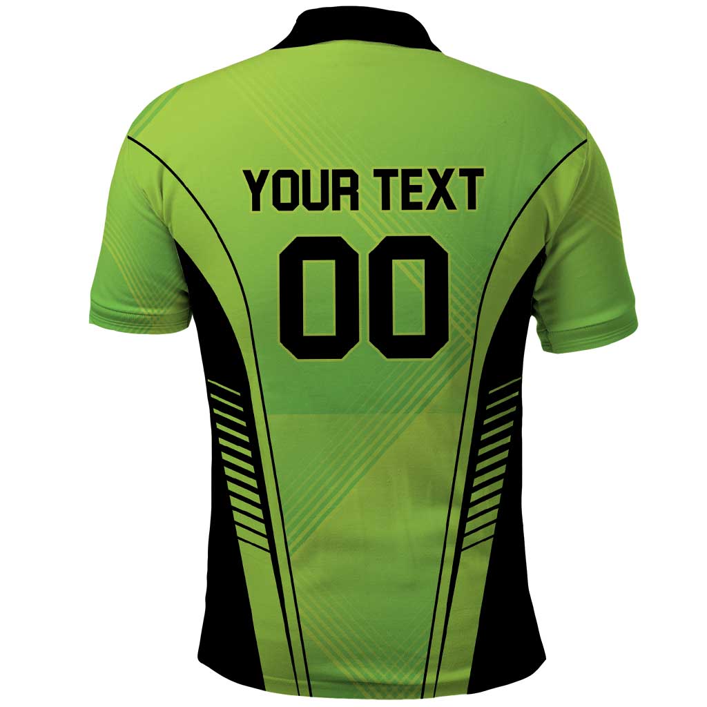 Custom Lahore Cricket Qalandars Polo Shirt Dama Dam Mast Qalandar - Wonder Print Shop