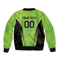 Custom Lahore Cricket Qalandars Sleeve Zip Bomber Jacket Dama Dam Mast Qalandar - Wonder Print Shop