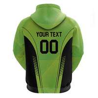 Custom Lahore Cricket Qalandars Zip Hoodie Dama Dam Mast Qalandar - Wonder Print Shop