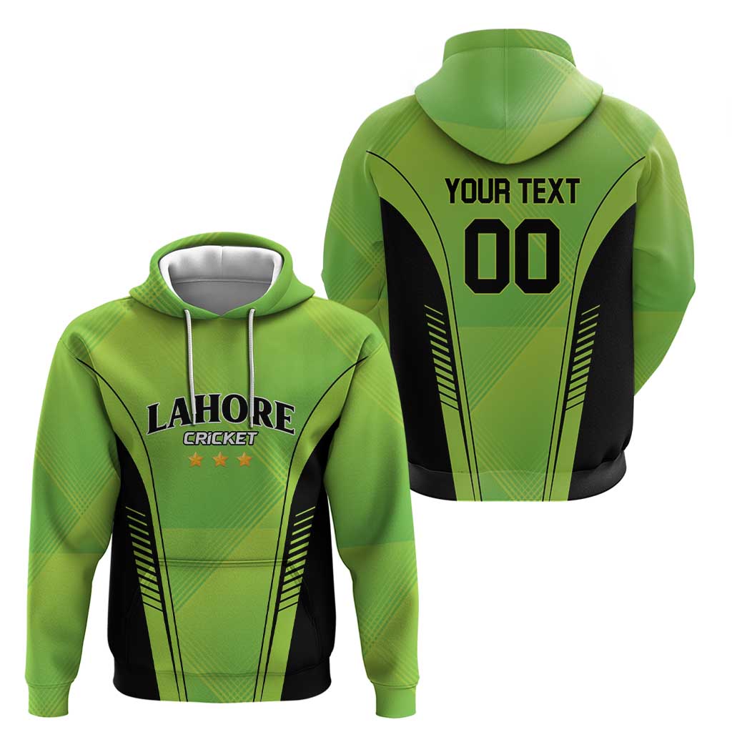 Custom Lahore Cricket Qalandars Zip Hoodie Dama Dam Mast Qalandar - Wonder Print Shop