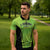 Custom Lahore Cricket Qalandars Zipper Polo Shirt Dama Dam Mast Qalandar - Wonder Print Shop