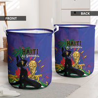 Haiti World Football 2026 Laundry Basket Go Les Grenadiers - Wonder Print Shop