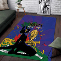 Haiti World Football 2026 Area Rug Go Les Grenadiers - Wonder Print Shop
