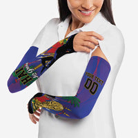 Custom Haiti World Football 2026 Arm Sleeves Go Les Grenadiers - Wonder Print Shop