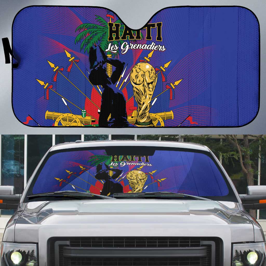 Haiti World Football 2026 Auto Sun Shade Go Les Grenadiers - Wonder Print Shop
