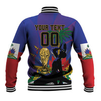 Custom Haiti World Football 2026 Baseball Jacket Go Les Grenadiers - Wonder Print Shop