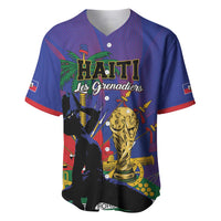 Custom Haiti World Football 2026 Baseball Jersey Go Les Grenadiers - Wonder Print Shop